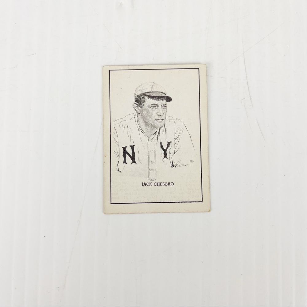 Vintage 1950 Callahan Hall of Fame Jack Chesbro Baseball Trading Card